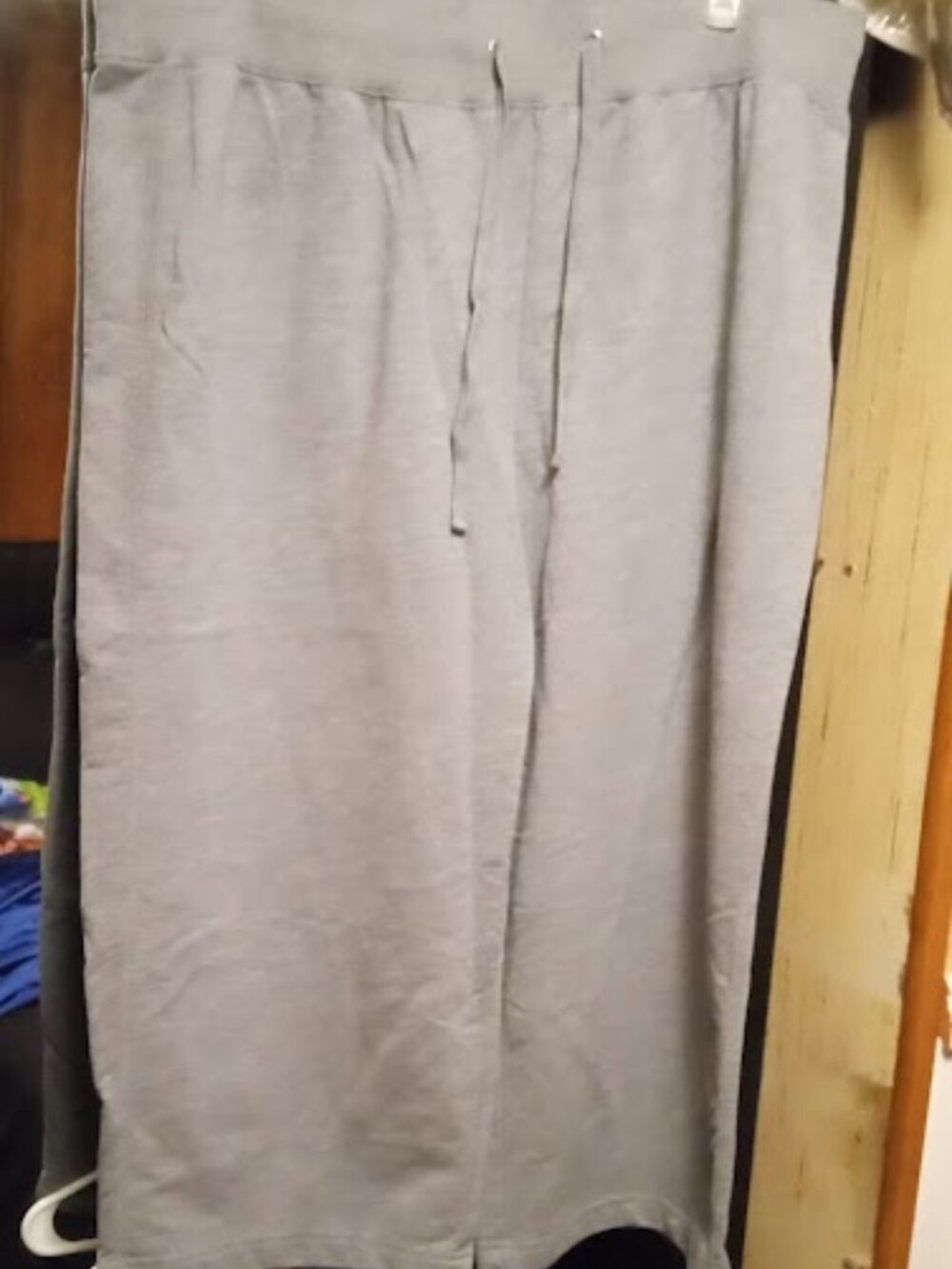 made for life wide leg capris 1X grey